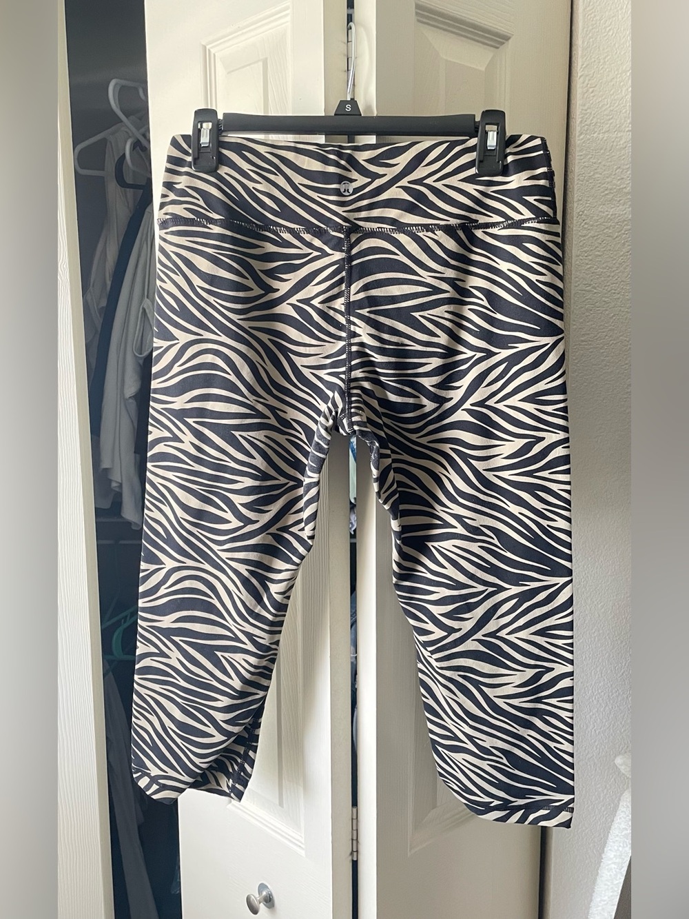lululemon athletica Black and White Zebra Print Leggings
